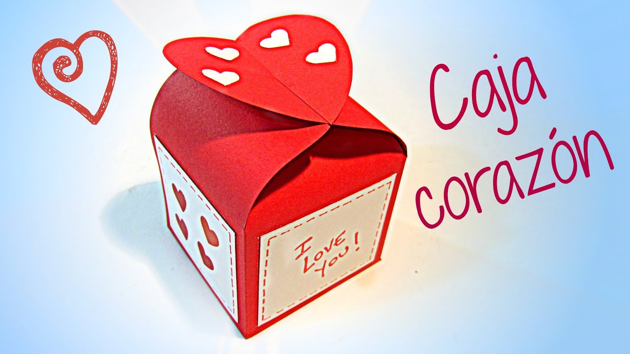 C&oacute;mo hacer cajas de regalo f&aacute;cil Manualidades para San Valent&iacute;n: