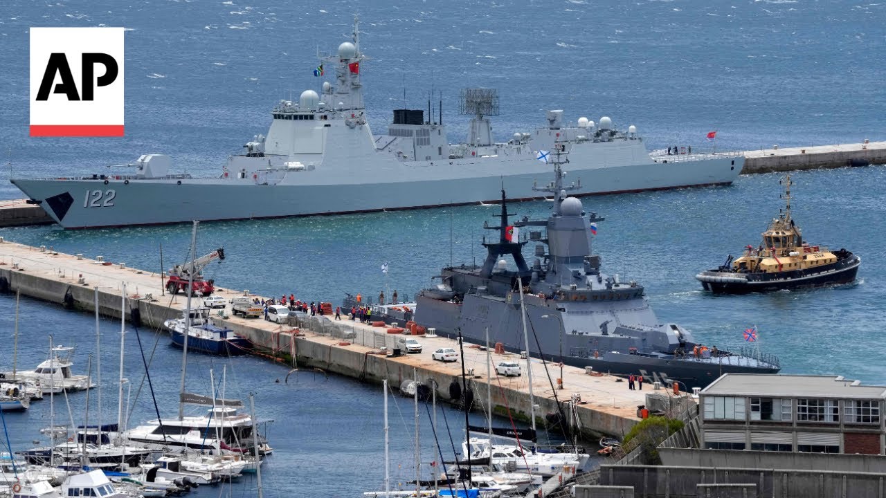 China, Russia and Iran warships arrive in Cape Town amid rising tensions