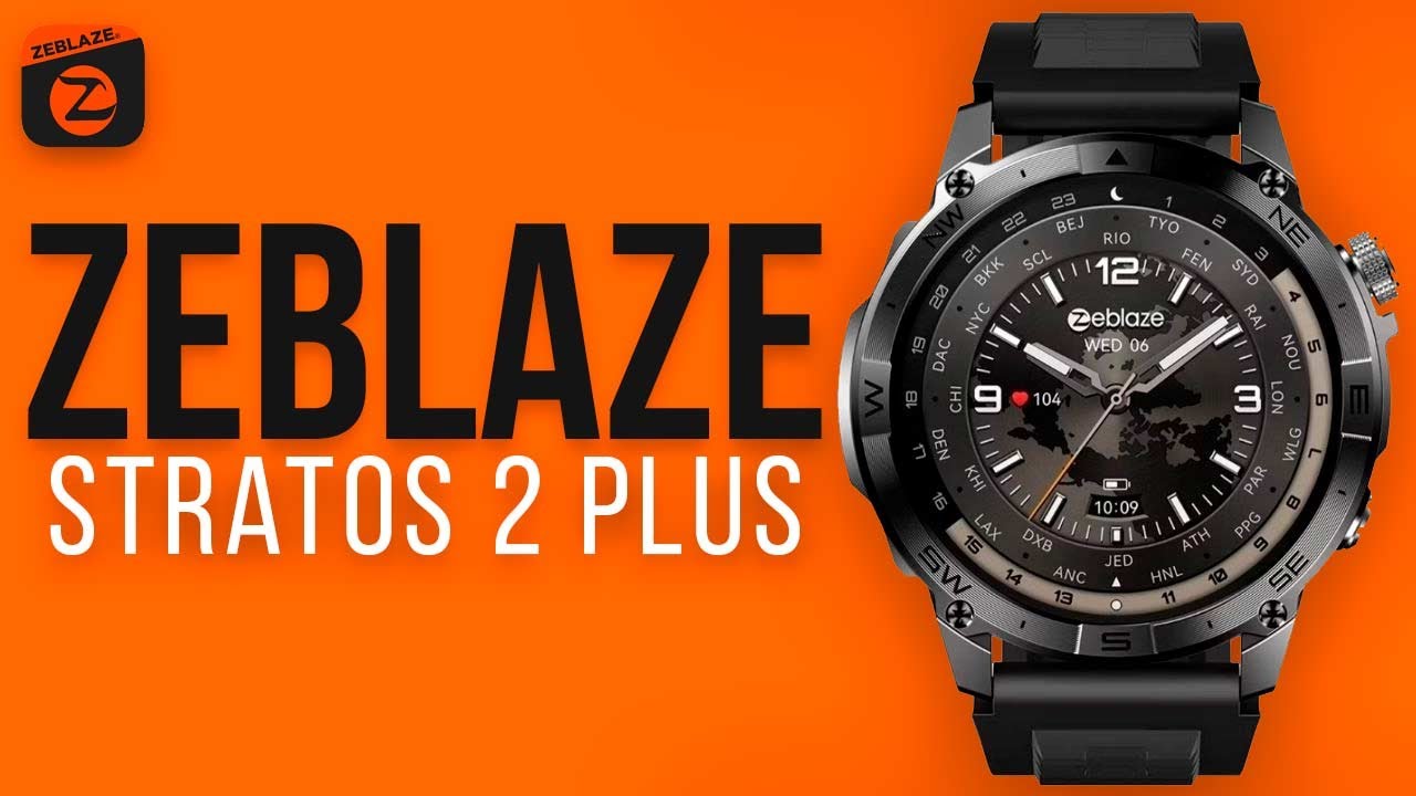 Lançamento ZEBLAZE STRATOS 2 PLUS - 27 DIAS BATERIA, GPS e AMOLED! Mas já vale a pena comprar?