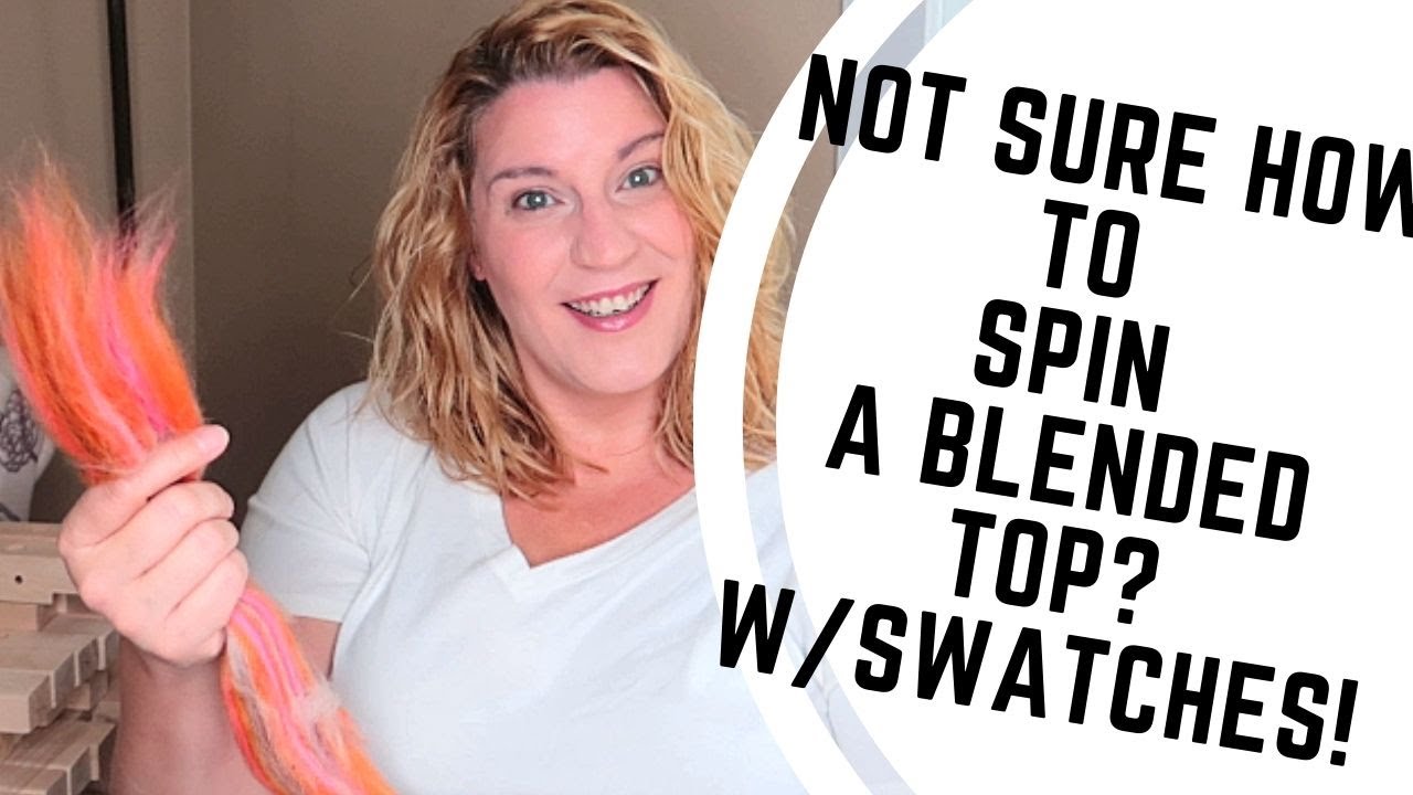 Three Ways to Spin a Blended Top/Roving!  Using Paradise Fibers Pumpkin Spice as a Sample!