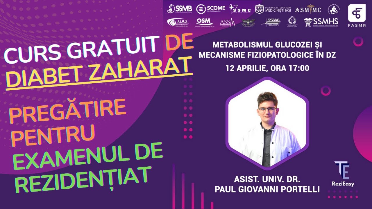 Metabolismul glucozei si mecanisme fiziopatologice in diabetul zaharat - ReziEasy - Rezidențiat