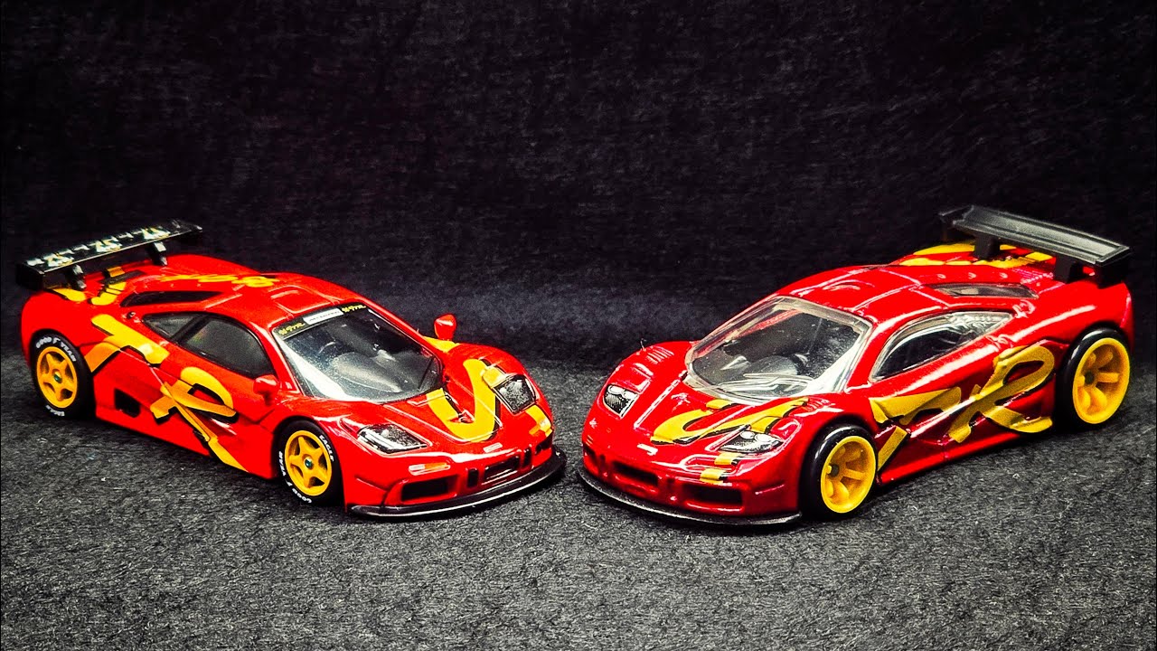 MINI GT VS Hot Wheels McLaren F1 GTR