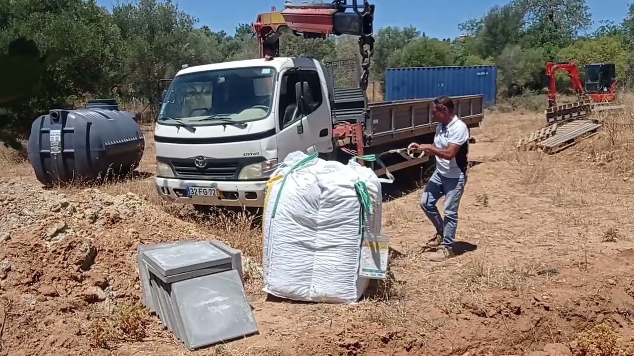 433/ Wie vergrabe ich einen Abwassertank richtig? Algarve, Portugal
