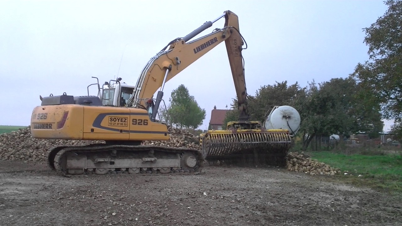 liebherr 926 au chargement de betteraves#2