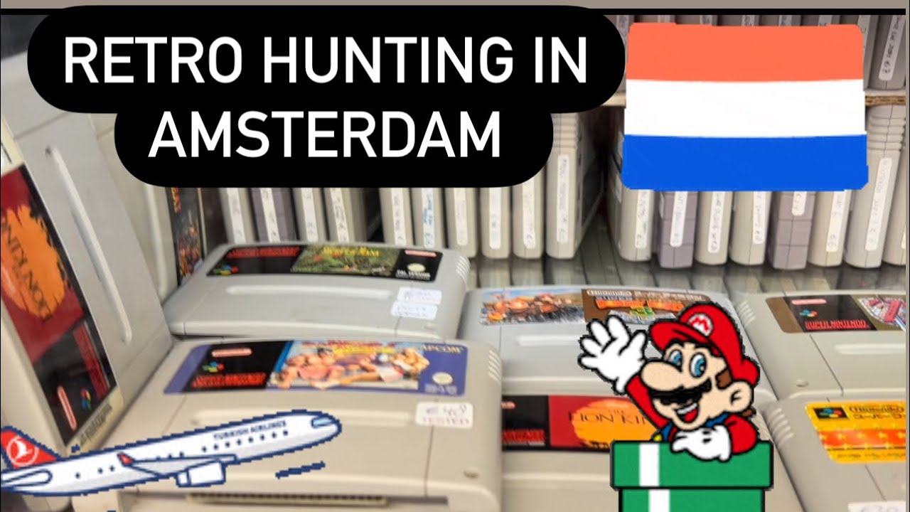 We Go Looking For AWESOME VINTAGE & RETRO Games & Toys Around AMSTERDAM.