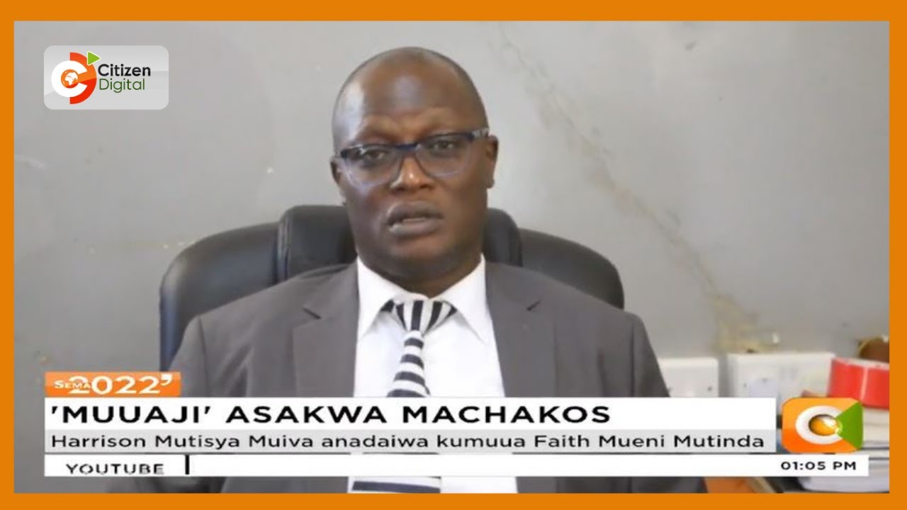 Harrison Mutisya Muiva anadaiwa kumuua Faith Mueni Mutinda