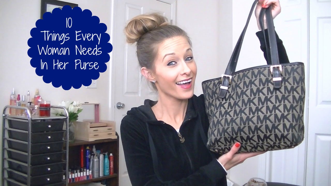 Things A Woman Should Have In Her Purse | Purse Essentials