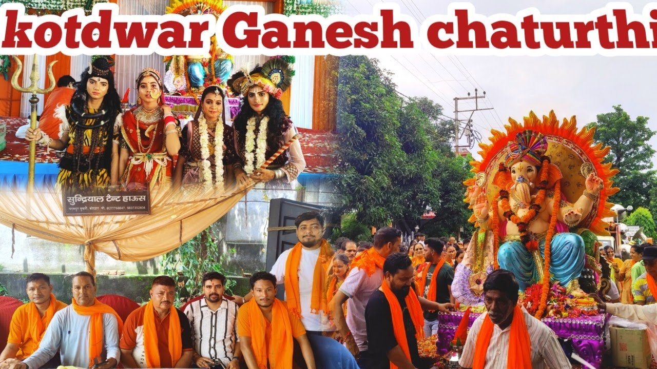 Ganesh chaturthi celebration 27 August -6 September kotdwar uttarakhand padampur sukhro 