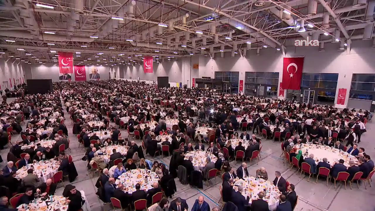 Saadet Partisi, Geleneksel İftar Programı İstanbul #Canlı