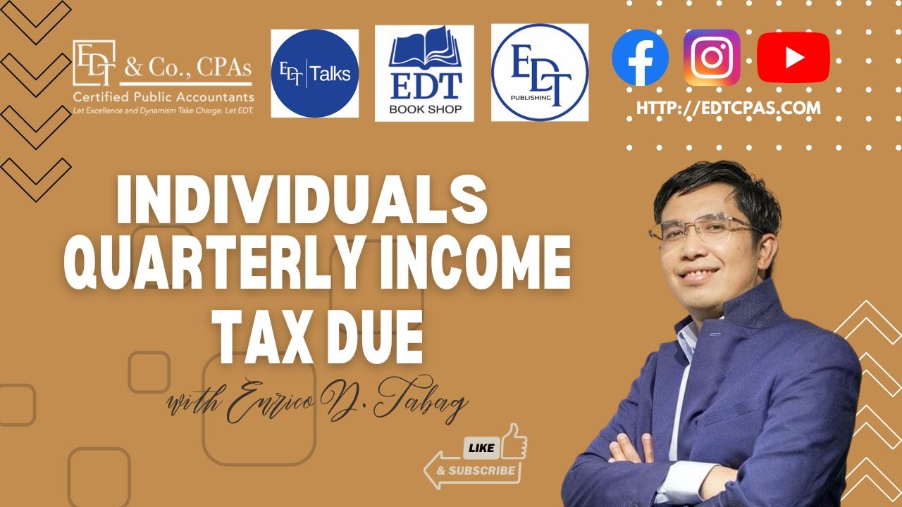 INDIVIDUALS - Quarterly Income Tax Due