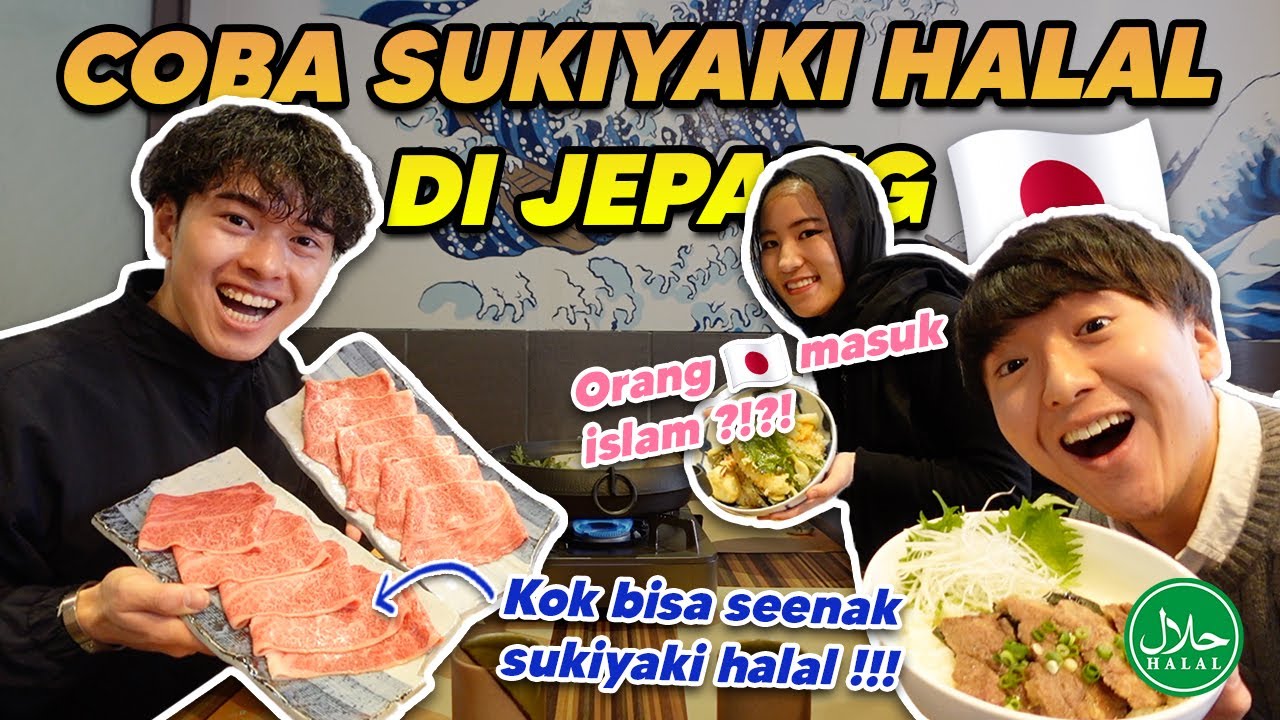 KOK BISA LOGIN ISLAM DIRI SENDIRI!?! COBA CERITA TENTANG MUSLIM DAN HALAL SAMBIL MAKAN SUKIYAKI🇯🇵