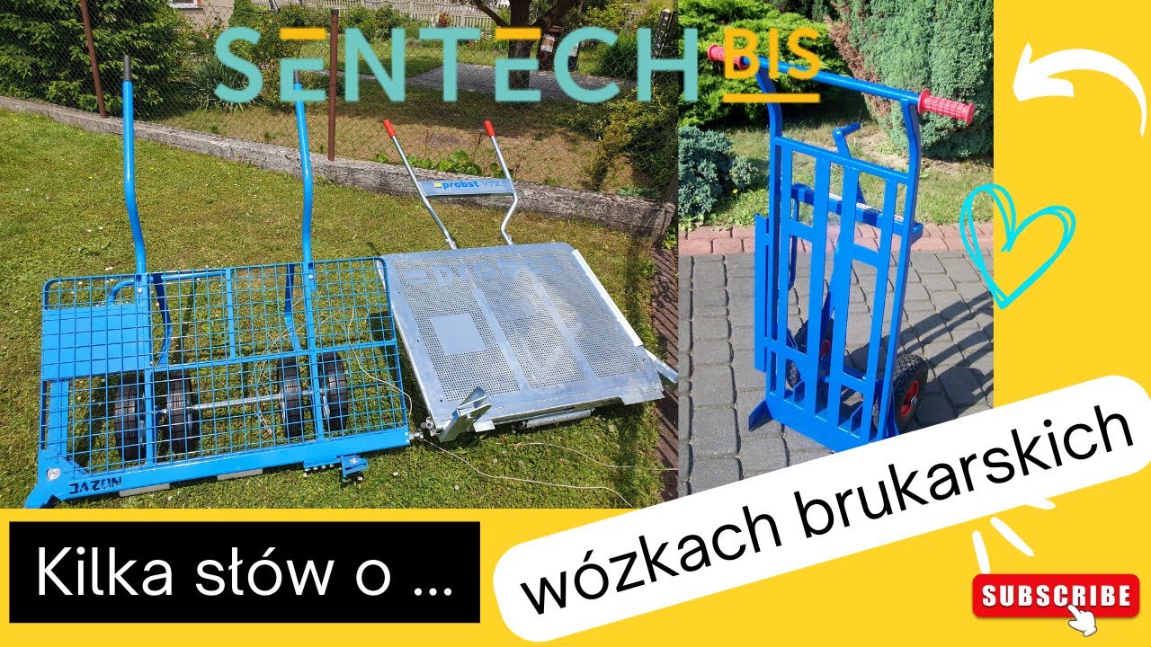 Wózki brukarskie: Jazon, Probst, mały - prezentacja