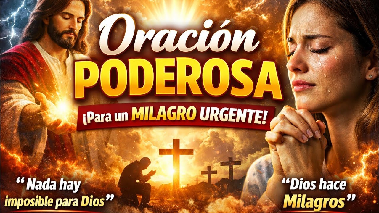 Oración Poderosa para un Milagro Urgente 🙏 ¡Dios Responde Hoy!