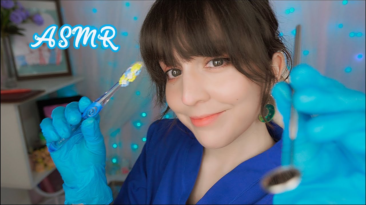 ⭐ASMR Стоматолог [Sub]: Осмотр и чистка зубов 💜