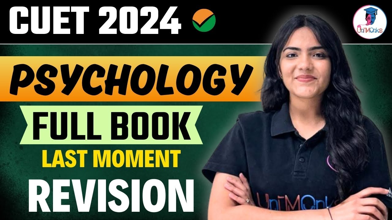 CUET 2024: PSYCHOLOGY DOMAIN | Complete Revision in One SHOT ✌️🔥#cuet #cuet2024 #cuetpsychology