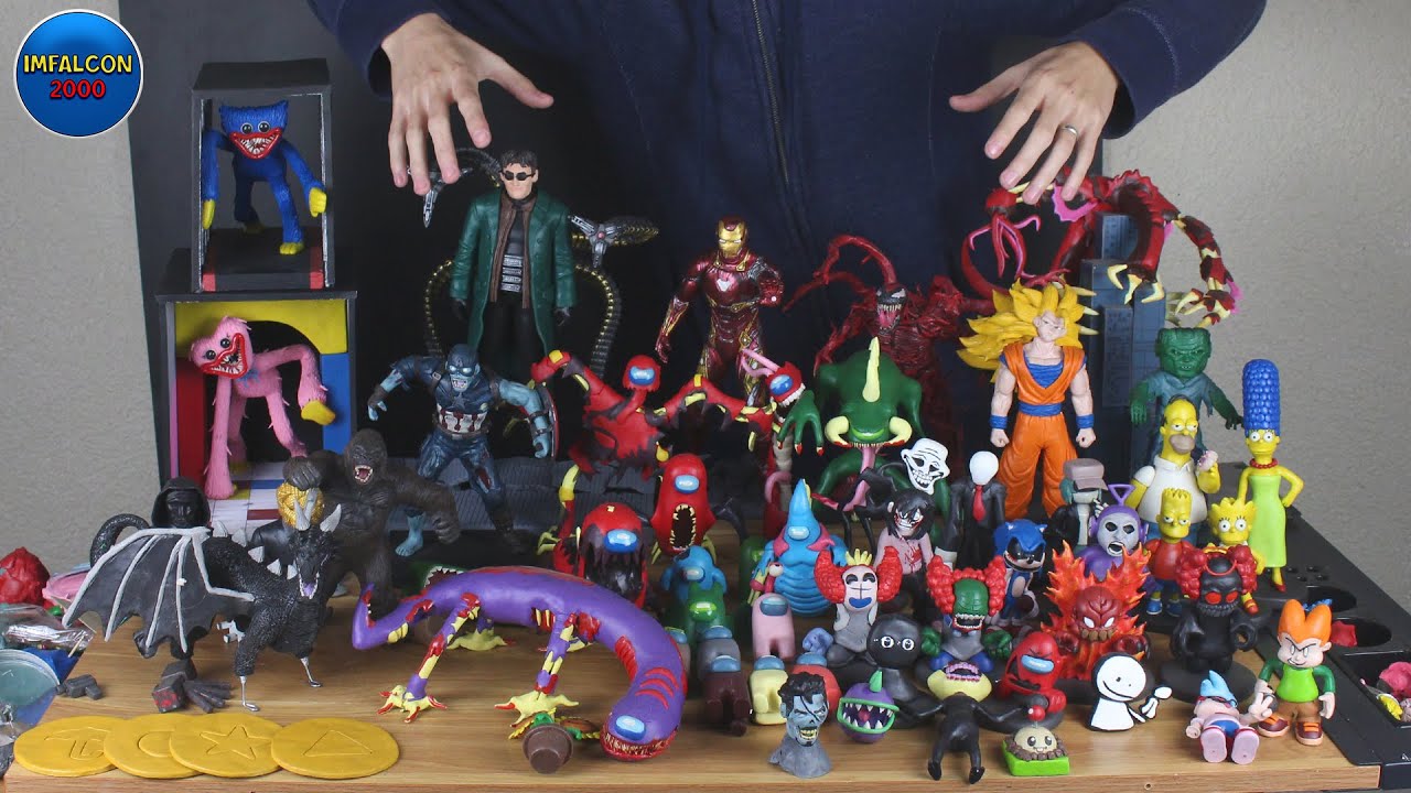 Todas MIS FIGURAS DE PLASTILINA del año 2021 - ImFalcon2000
