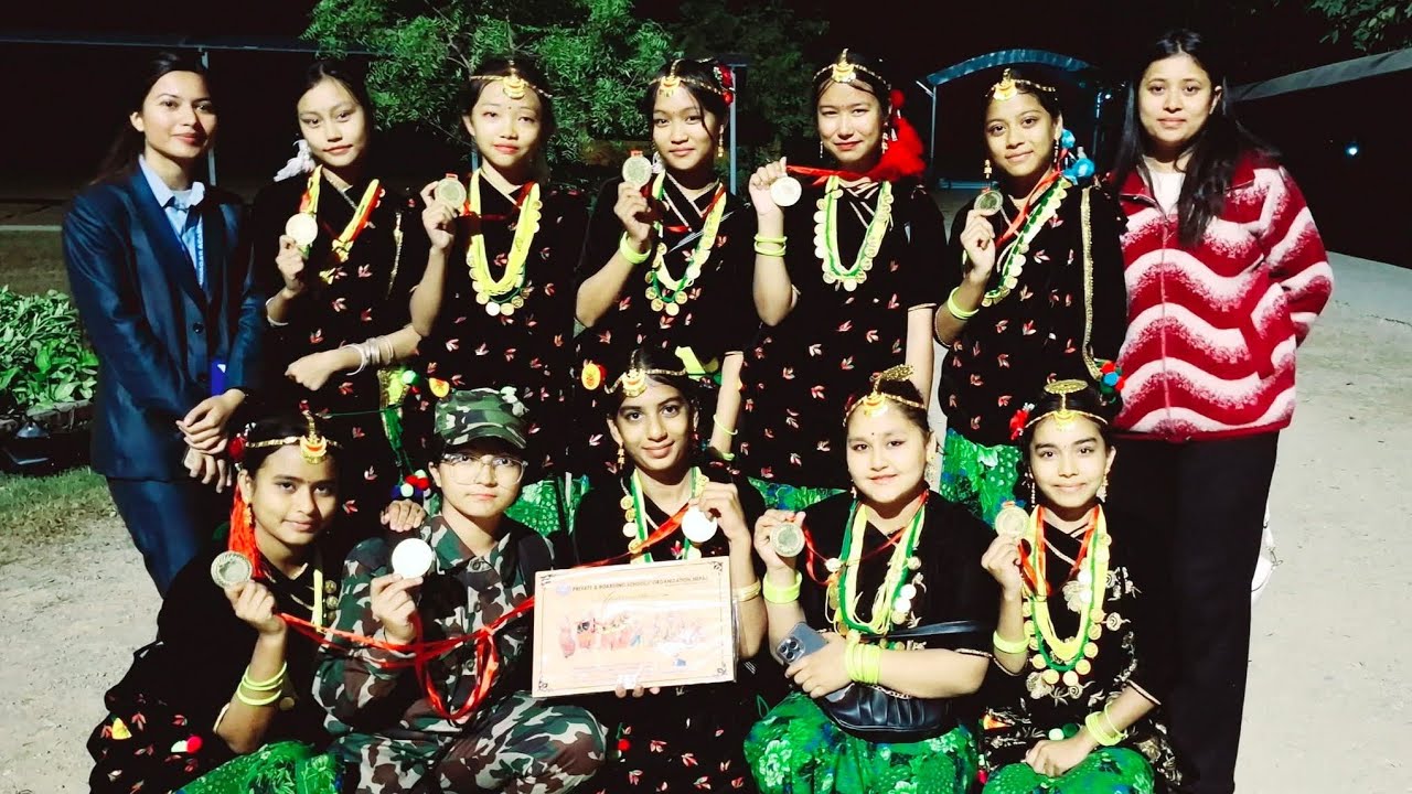  Pabson dance competition 2082 my students performance in patakeko jhora 🥰💃💃