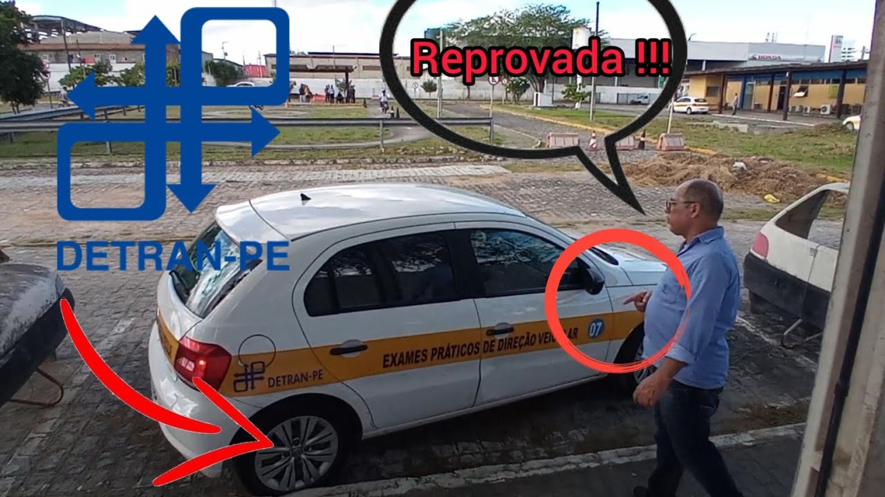 Reprovação por Bobeira !!! Detran - PE