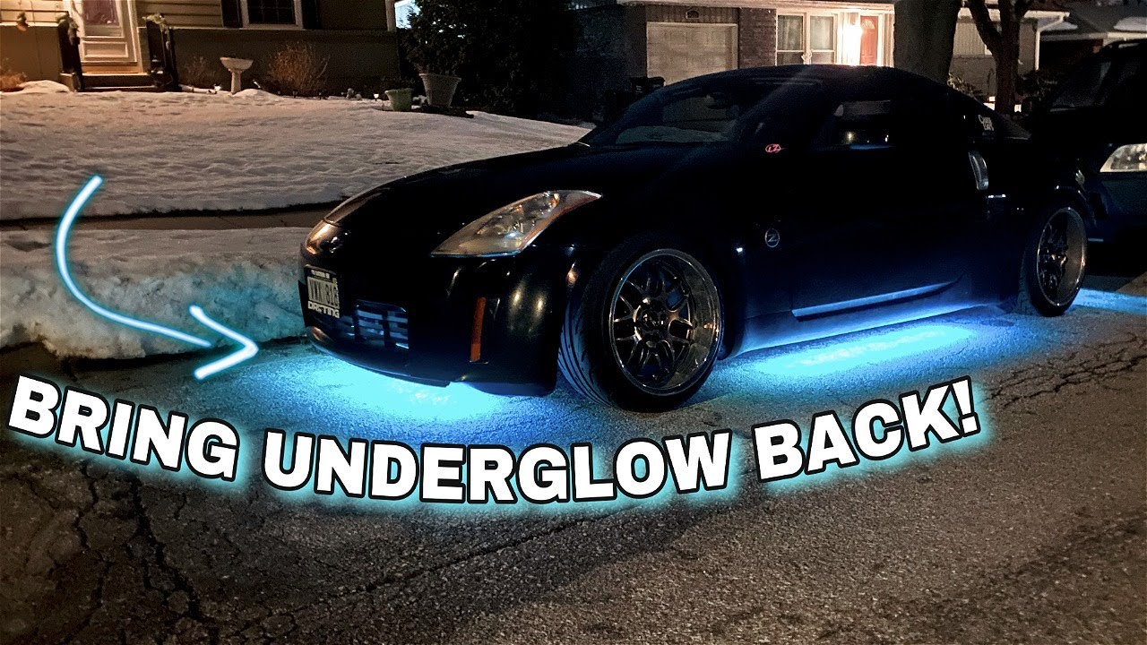 INSTALLING UNDERGLOW ON MY 350Z!!