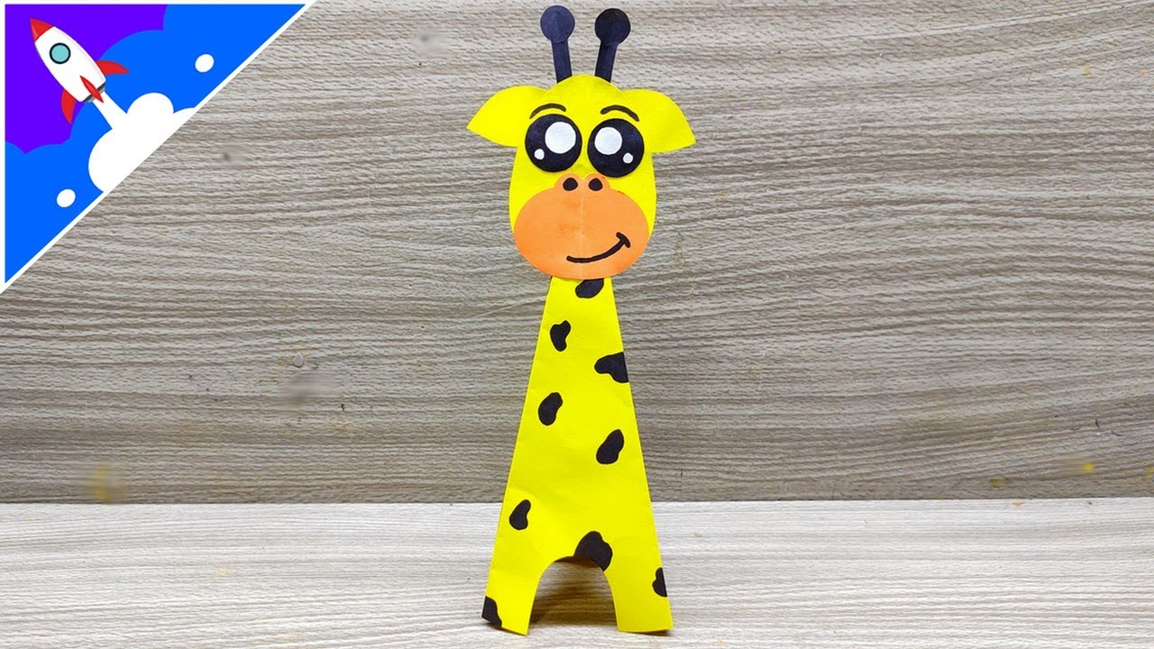 Como fazer uma girafa de papel