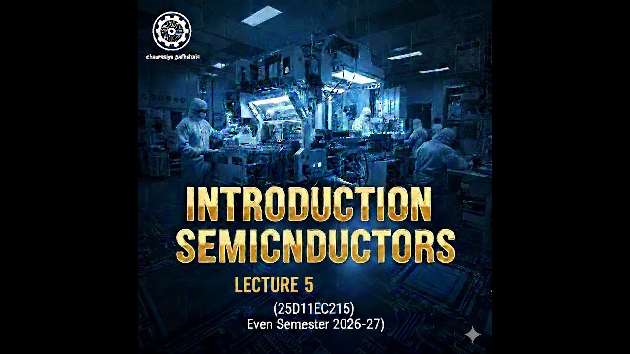 T1_L5_Introduction to Semiconductors 25D11EC215 Even Semester 2025 26
