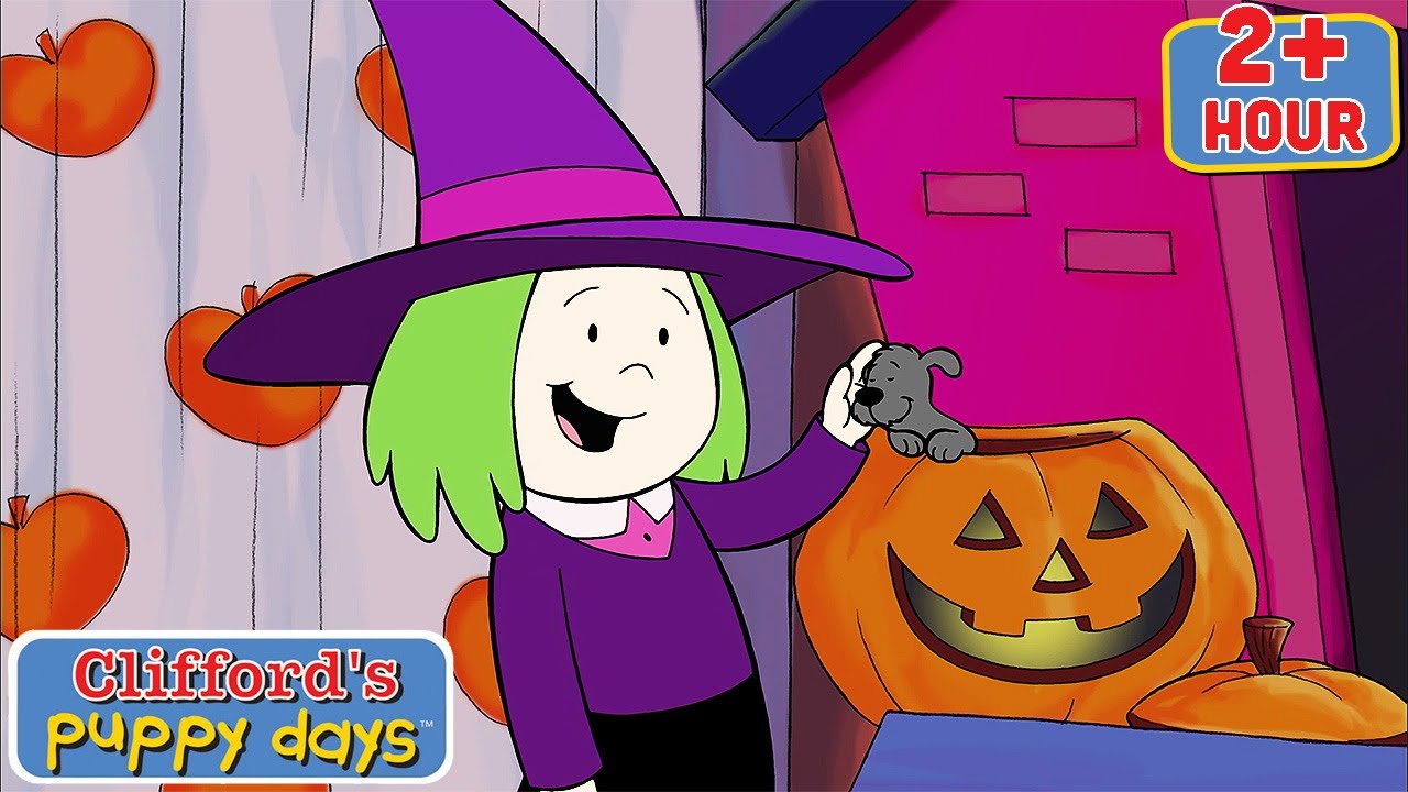 Clifford’s Halloween Party 🎃👻 Spooky Kids Cartoons | Clifford Puppy Days