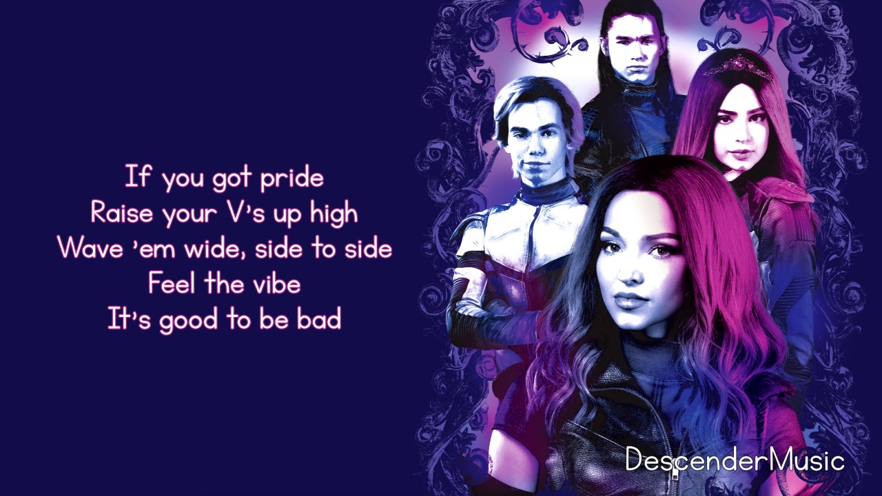 Good to Be Bad - Instrumental + Lyrics - Descendants 3 [KARAOKE / Backgound Voices]