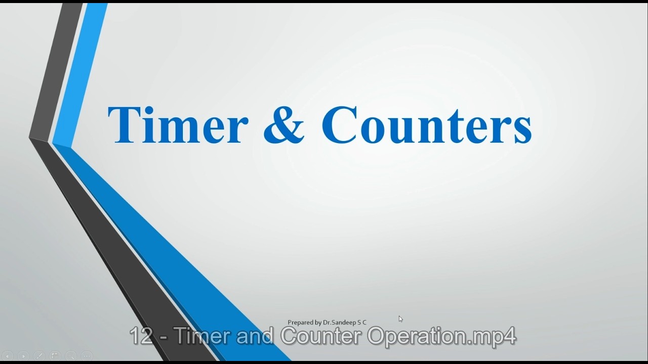 12   Timer and Counter Operation