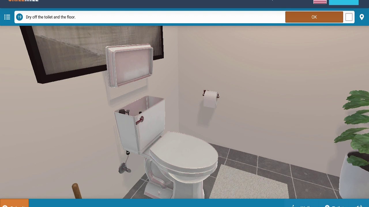 Toilet Troubleshooting 3D Simulation Video | Interplay Learning