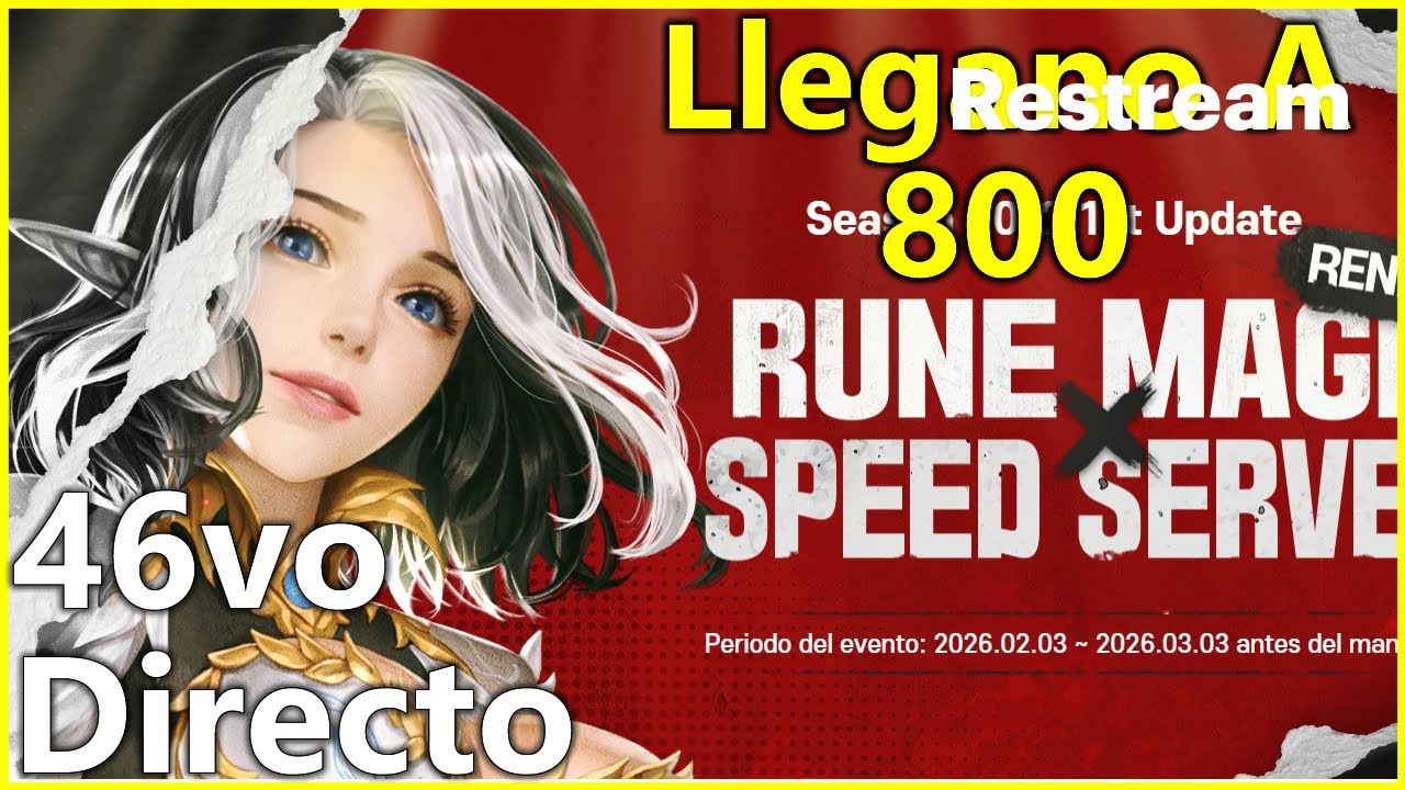 Llegando a 800 Speed Server | Mu Online