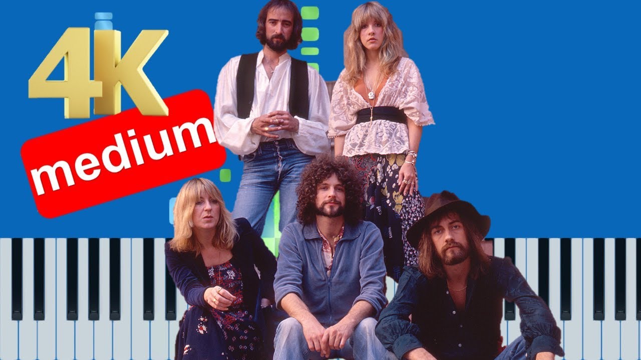 Fleetwood Mac - Landslide (Slow Medium) Piano Tutorial 4K