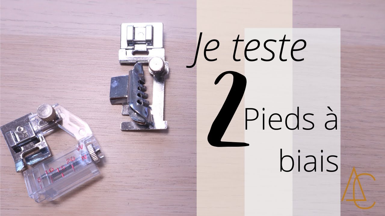 Je teste 2 pieds à biais