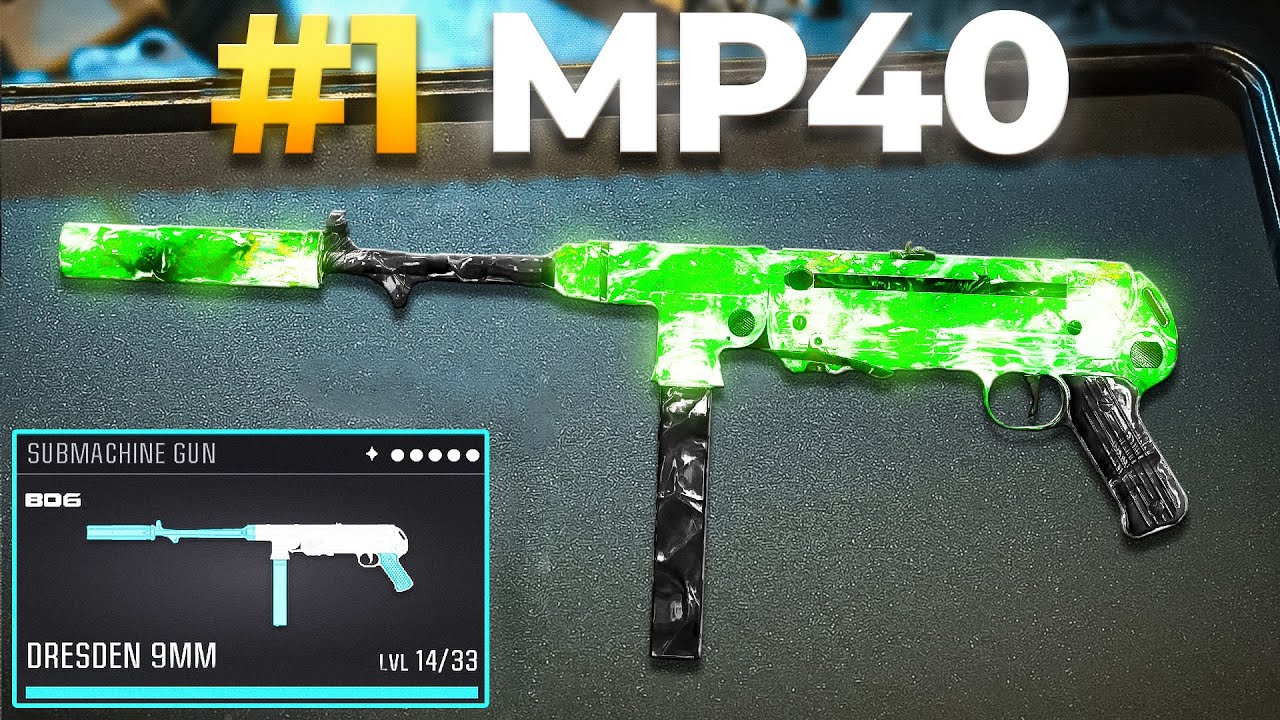 Новая экипировка MP40 *СЛОМАНА* в WARZONE! 😯 (Лучшая расстановка класса MP40) - BO6