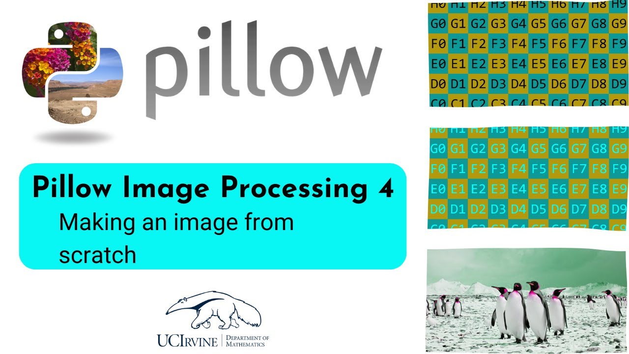 Pillow image processing 4: Making an image from scratch
