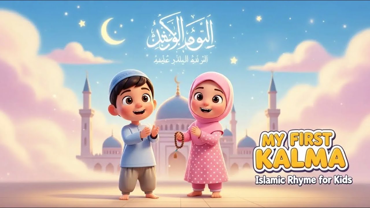 My First Kalima 📿 | Islamic Nursery Rhyme for Kids | Kids Fun Rhymes 011