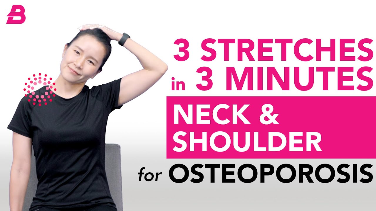 Safe Stretching for Osteoporosis | Relieve Neck & Shoulder Pain in 3 Minutes