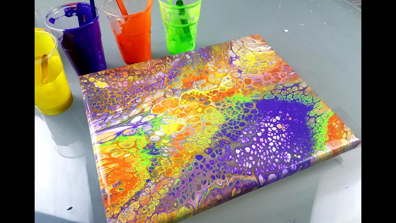 #86| Tecnica FLIP CUP + Come Preparo i Colori | Acrilico Fluido - Come Creare Le Celle