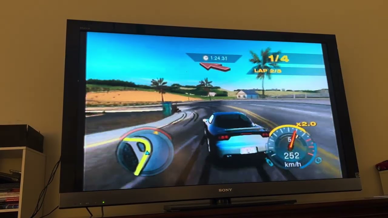 Need For Speed Undercover PS2 Circuit Silver 3:43.90 
