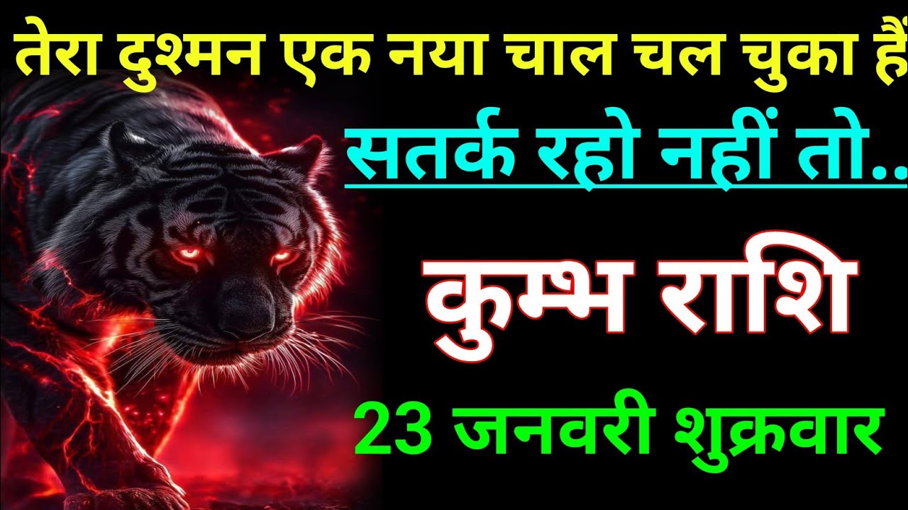 कुम्भ राशि तेरा दुश्मन एक नया चाल चल चुका हैं। Kumbh rashi/aqurius horoscope