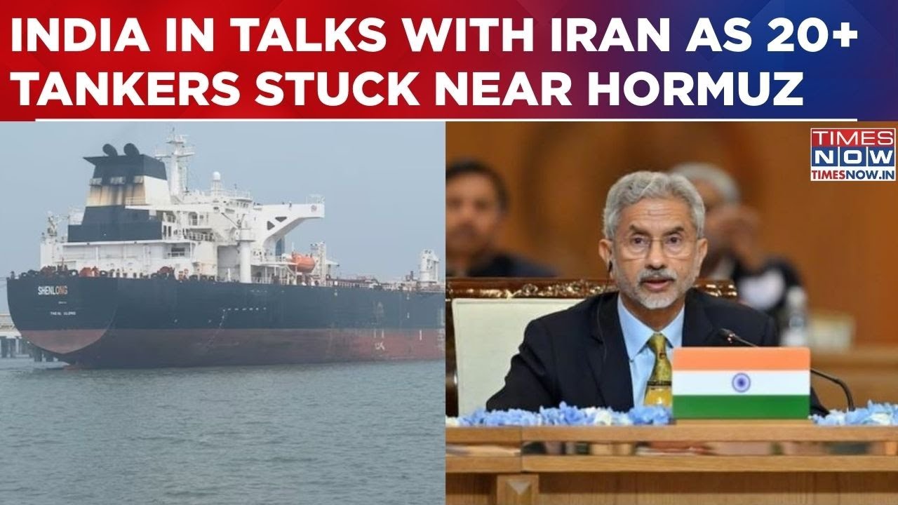 West Asia Crisis: 20+ Indian Tankers Stranded Near Hormuz; India In Talks With Iran | WATCH