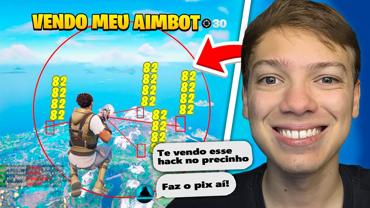 TENTEI COMPRAR HACK NO FORTNITE E ISSO DEU MUITO ERRADO KKKKKKKKKKK