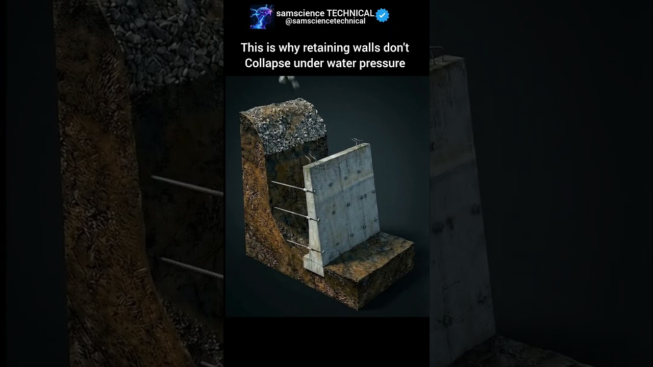 This Is Why Retaining Walls Don&rsquo;t Collapse Under Water Pressure