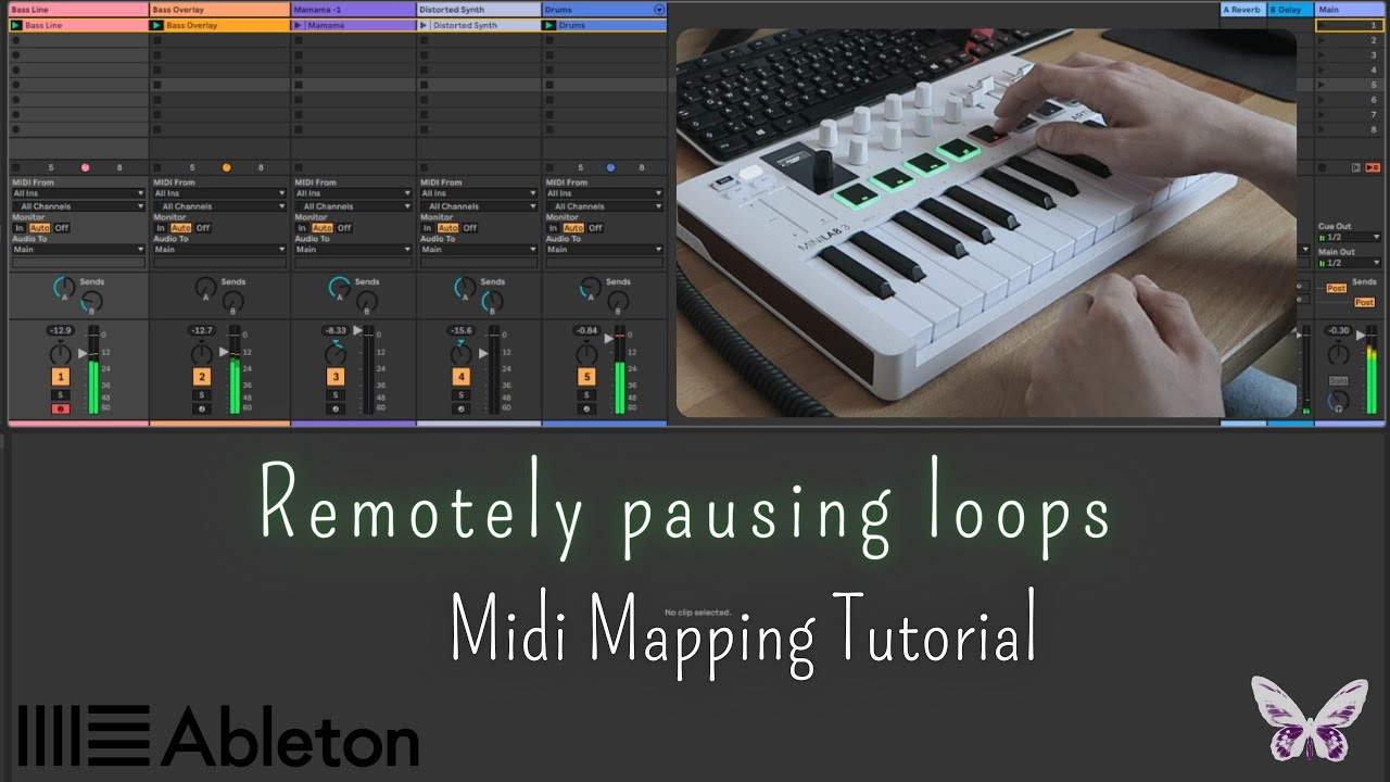How to remotely stop and restart loops | Ableton Midi Mapping Tutorial | Arturia MiniLab
