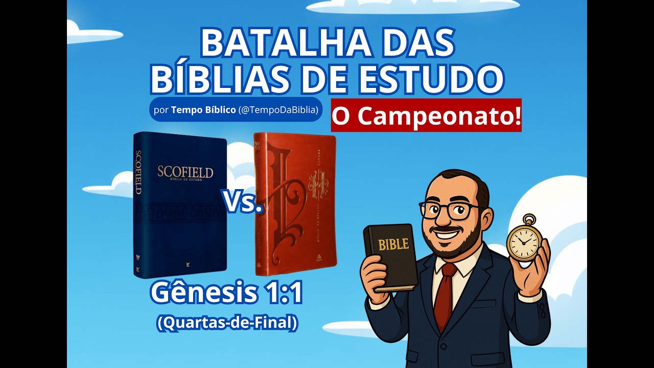 SCOFIELD x HAGNOS: Qual Bíblia de Estudo tem a melhor análise de Gênesis 1:1? Venha ver este torneio