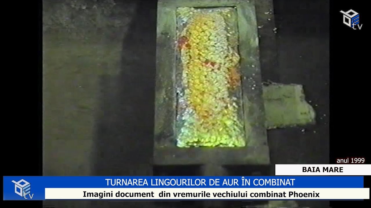 TURNAREA LINGOURILOR DE AUR ÎN COMBINAT - Imagini document din vremurile vechiului combinat Phoenix