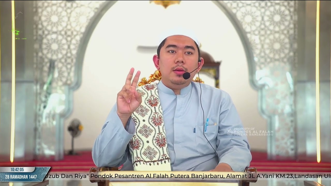 Hikmah Ramadhan dari Ustadz Abdurrahman Wahid Dengan Tema 