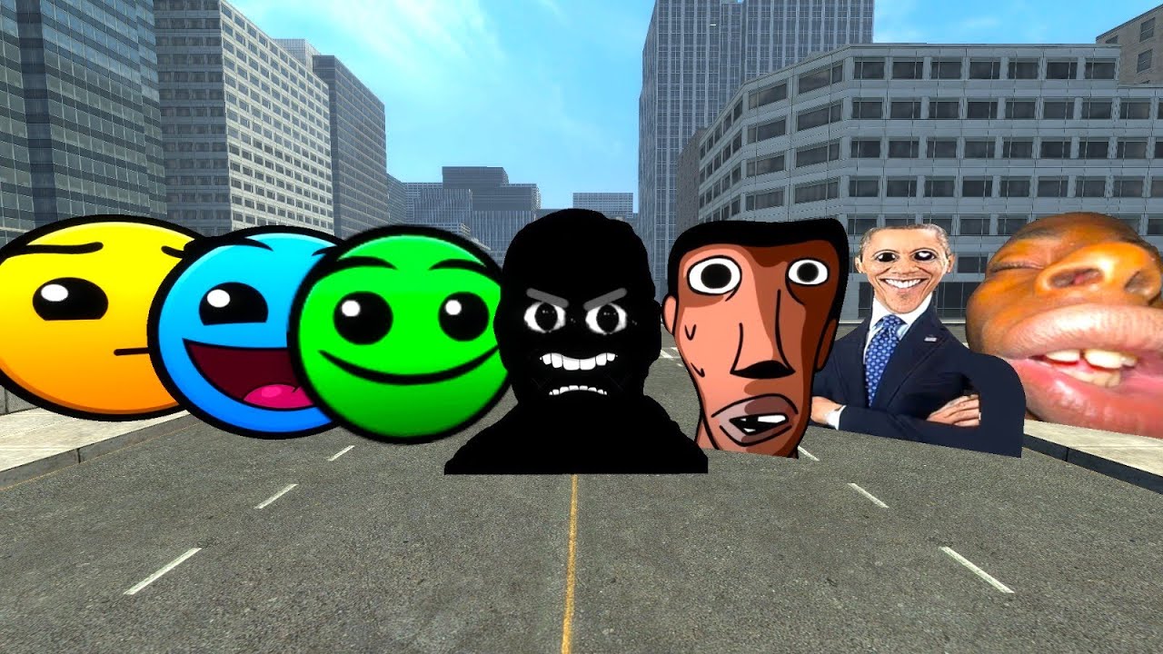 Furious Mereana Munci, Geometry Dash Emojis And Goofy Ahh Nextbot Gmod
