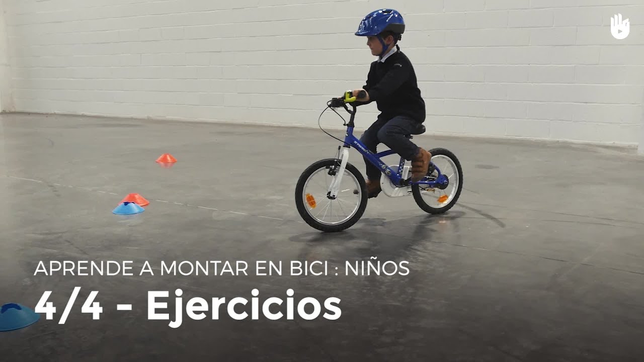 4/4 - Ejercicios y juegos | Enseña a un niño a montar en bici