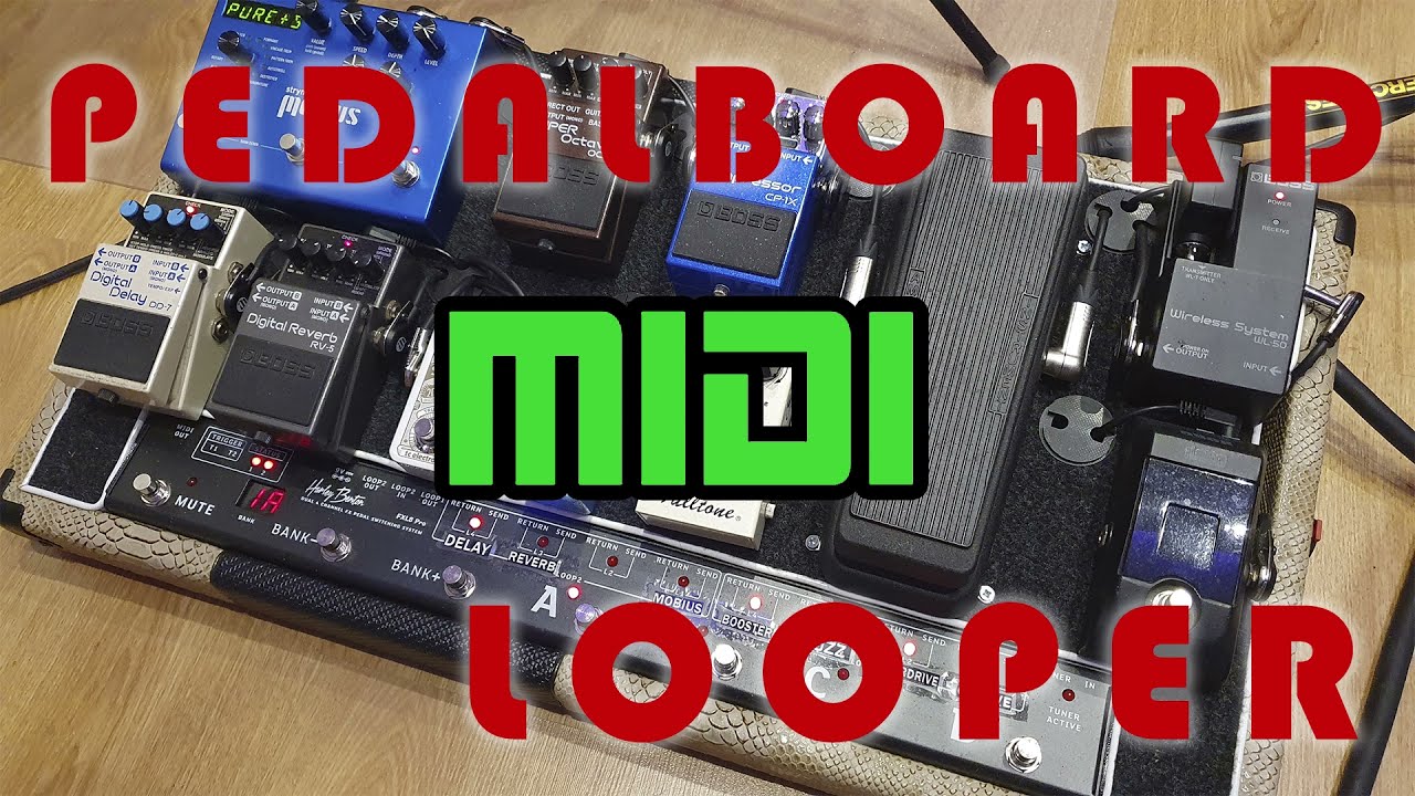 Harley Benton FXL8 Pro /JOYO Joyo PXL-Live CONTROL DE PEDALES POR MIDI