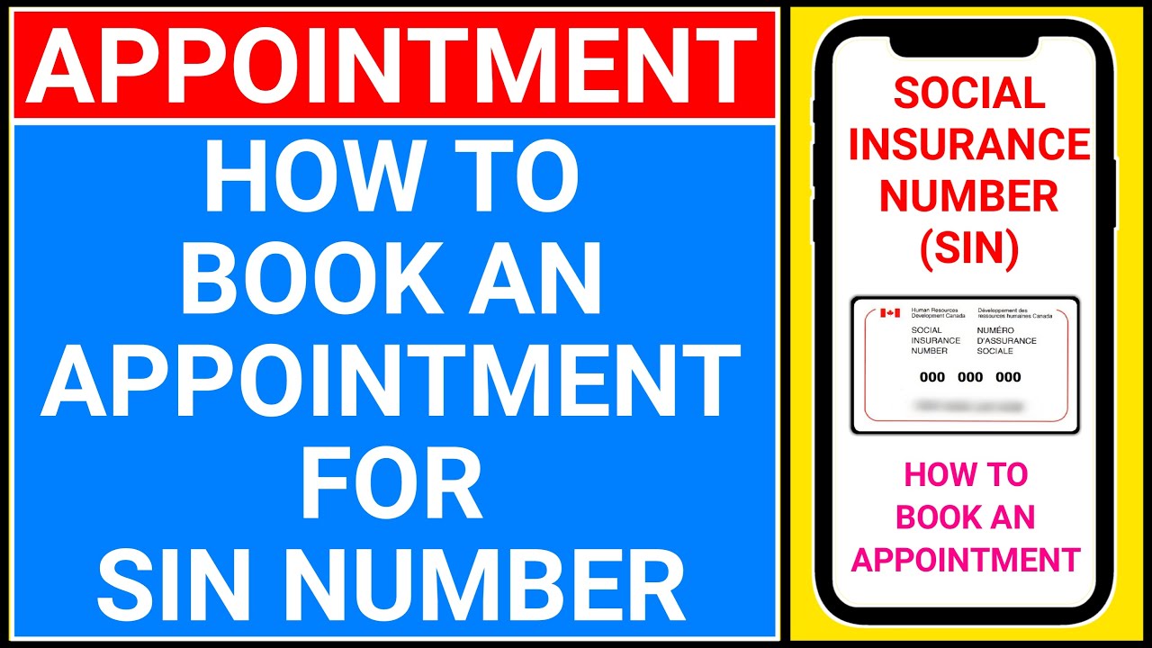 how to book an appointment for sin number in canada | sin number appointment